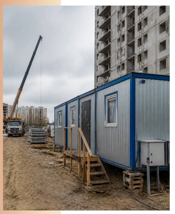 Аренда строительных вагончиков для рабочих в Качканаре