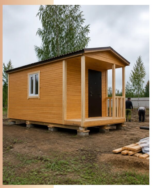 Недорогие дачные домики в Качканаре с изготовлением и доставкой